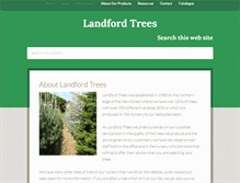 Tablet Screenshot of landfordtrees.co.uk